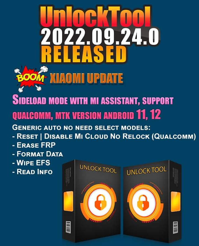 Download UnlockTool Latest Setup Version - 2022-09-24-0 | All Android FRP, Factory Reset Tool (2022)
