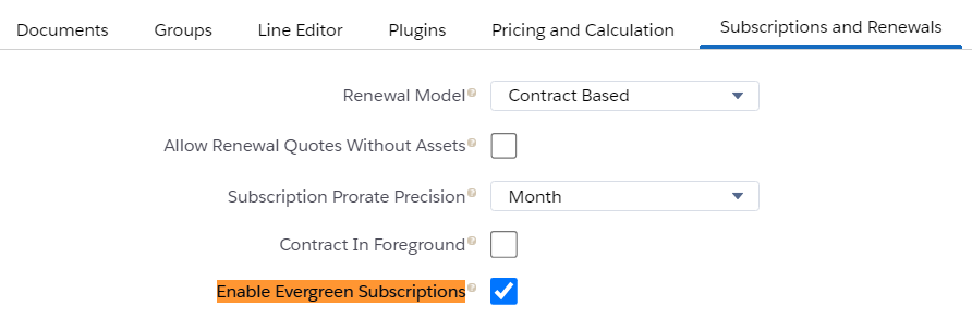 Notes 4 - Enable Evergreen Subscriptions