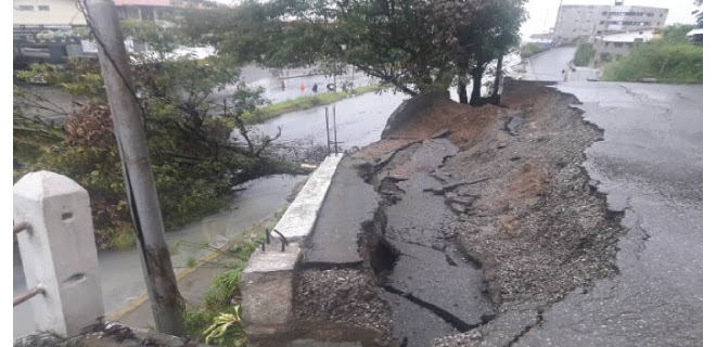 Lluvias en Mérida afectaron estructuras y vías