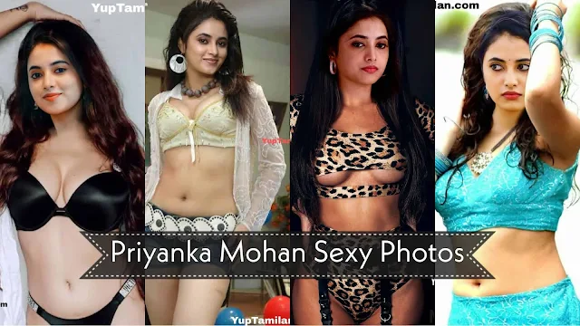 Priyanka Arul Mohan Sexy Bikini, Lingerie, Cleavage and Navel Photos