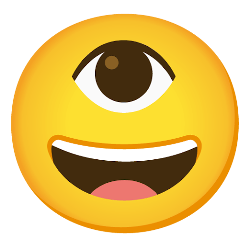 One eyes smiley emoji