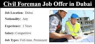 CHICAGO Maintenance and Construction Company LLC Recruitment General Foreman In UAE