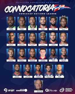 Definidos los 23 futbolistas de RD que buscarán el ansiado ascenso en Liga de Naciones de Concacaf