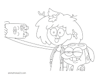 Amphibia coloring page