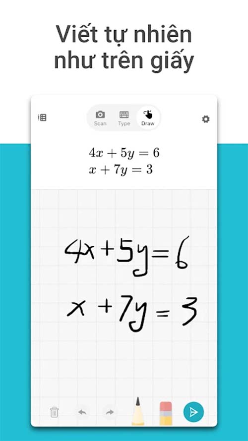 Ứng dụng Microsoft Math Solver - Máy tính và giải toán a1