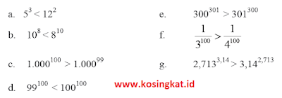 kunci jawaban matematika kelas 7 halaman 86, 87 ayo kita berlatih 1.7