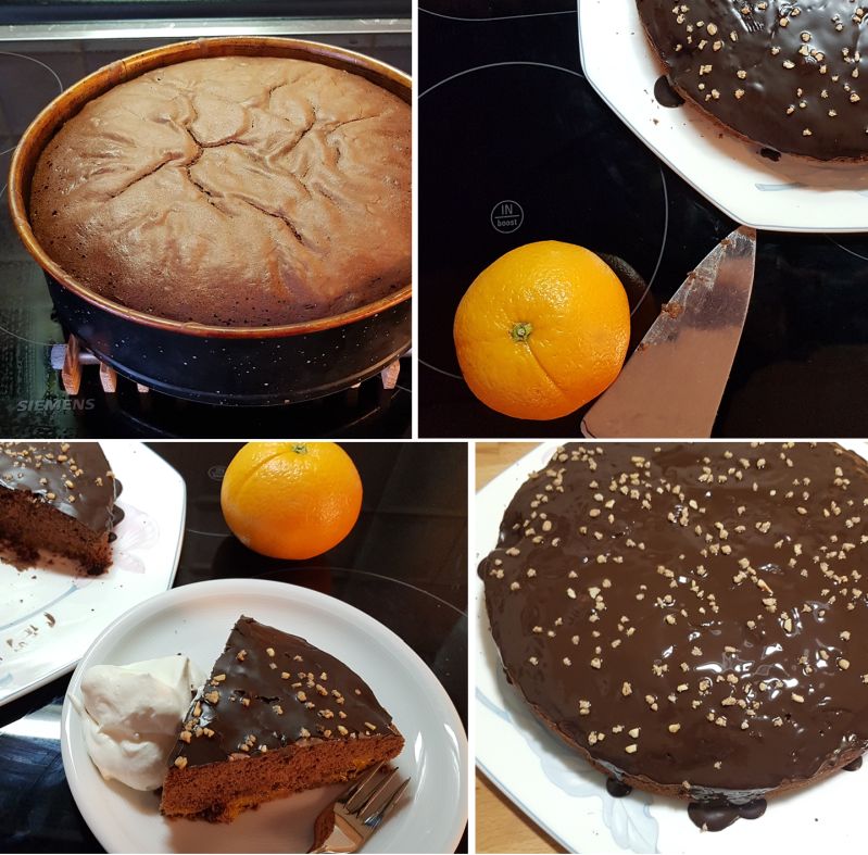 Orangen-Kardamom-Schoko-Kuchen