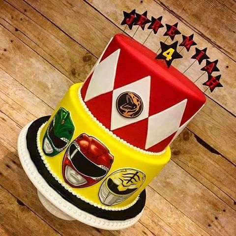 power ranger cake ideas