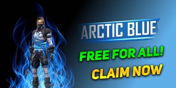 Free Fire & FF Max  Arctic (Blue,Red) Bundle Config Glitch Zip File