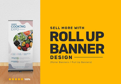 Same day Roller banner, Roll up banner, Pull up banner printing London