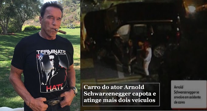 Arnold Schwarzenegger se envolve em acidente grave