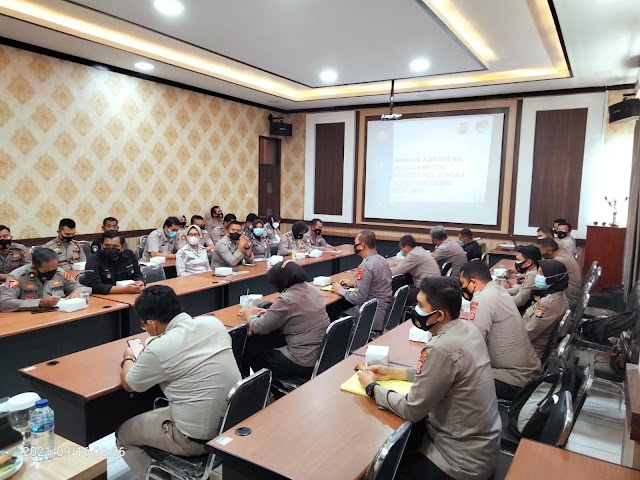 Jelang Akhir Tahun, Birorena Polda Banten Anev Pelaksanaan Program Prioritas Kapolres