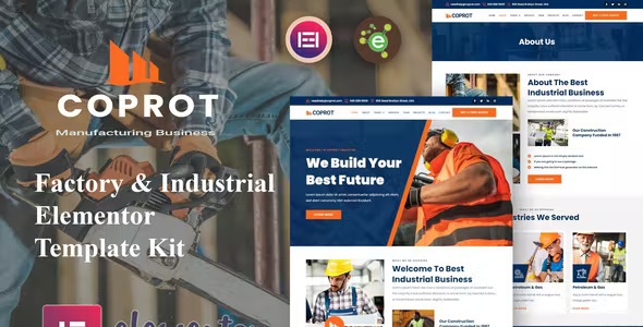 Coprot - Factory & Industrial Elementor Template Kit