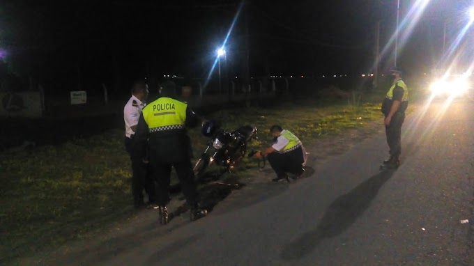 Alberdi: Lo encontraron tirado junto a su motocicleta