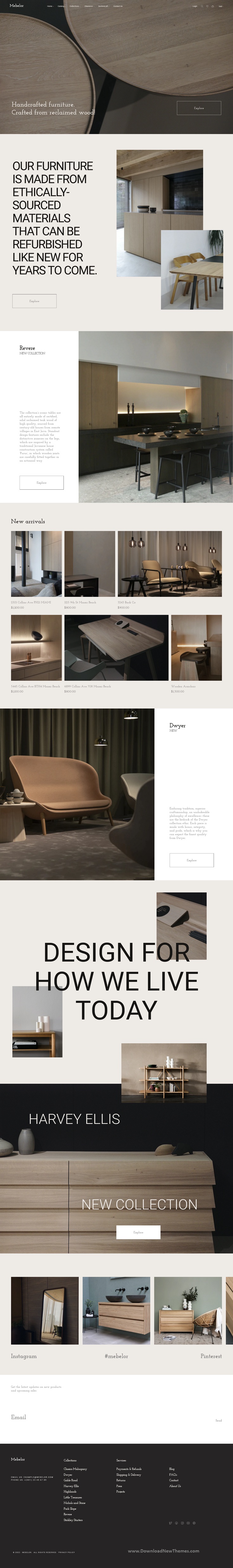 Mebelor - Shopify Handmade Furniture Store Theme