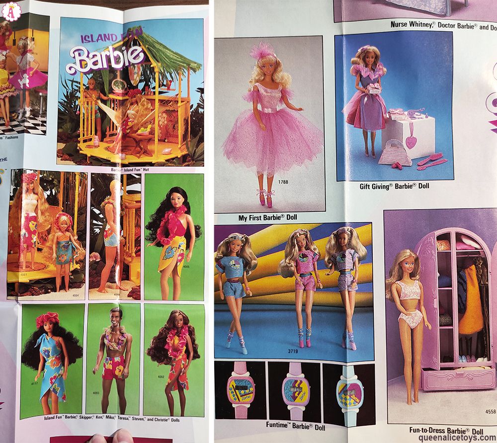 Журнал с куклами барби 1988