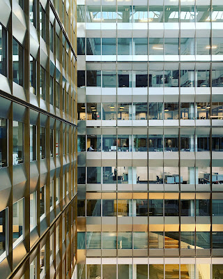 Office tower courtyard