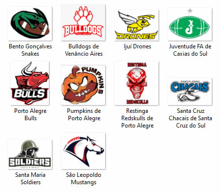 Tabela do Campeonato Gaúcho de Futebol Americano é divulgada - FML Esportes  Not�cias