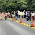 BLOQUEO EN RÍO LORO RUTA 45