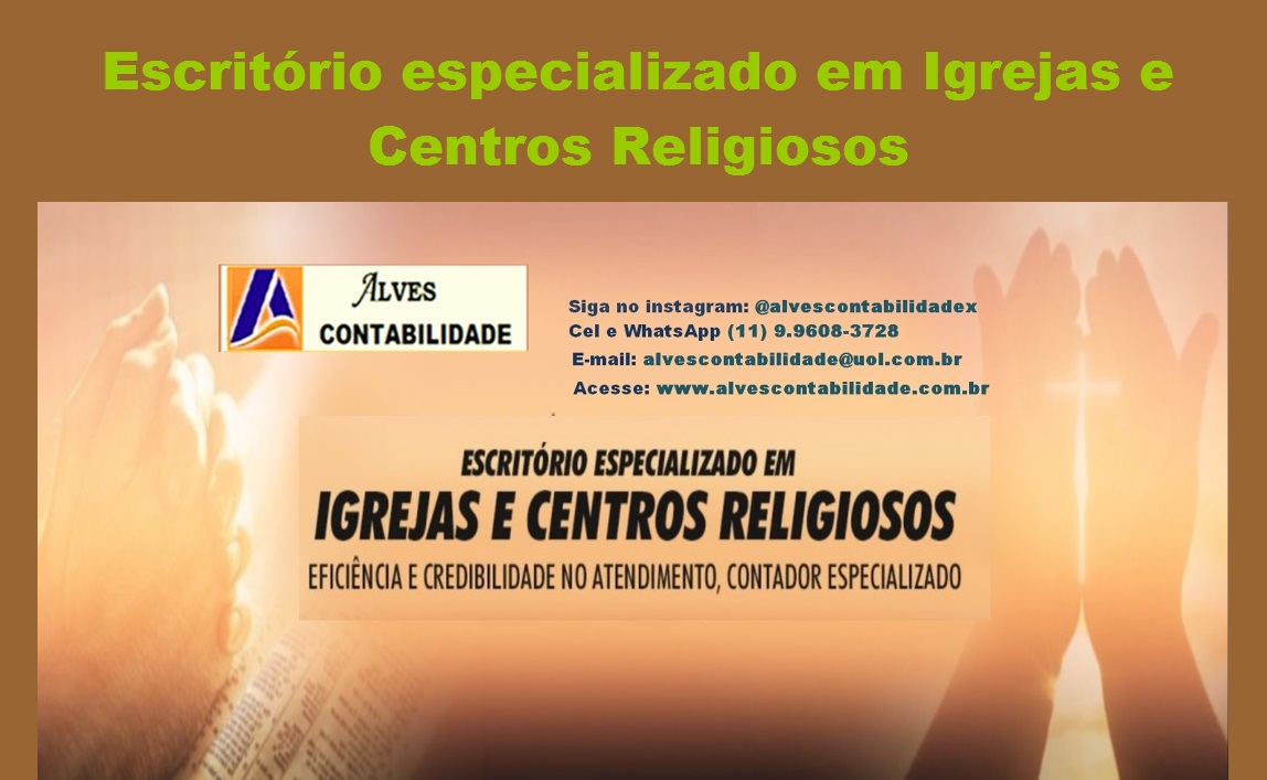 Abertura de CNPJ de Igreja escritório especializado WhatsApp (11) 9.9608-3728