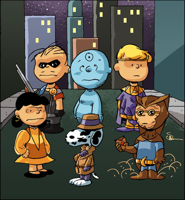 What if Charles Schulz had created 'Watchmen'?