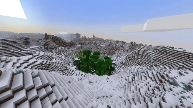 best minecraft 1.18 seeds, best seeds in minecraft, best minecraft village seed, Jungle surrounded by snowy mountains