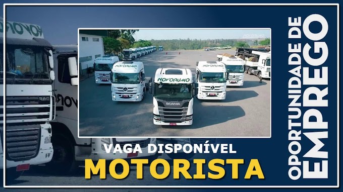 Transportadora Novo Rumo abre vagas para motorista carreteiro