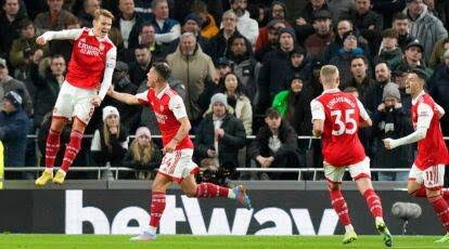 Arsenal Dominates Tottenham in North London Derby, Secures 8-Point Lead in Premier League