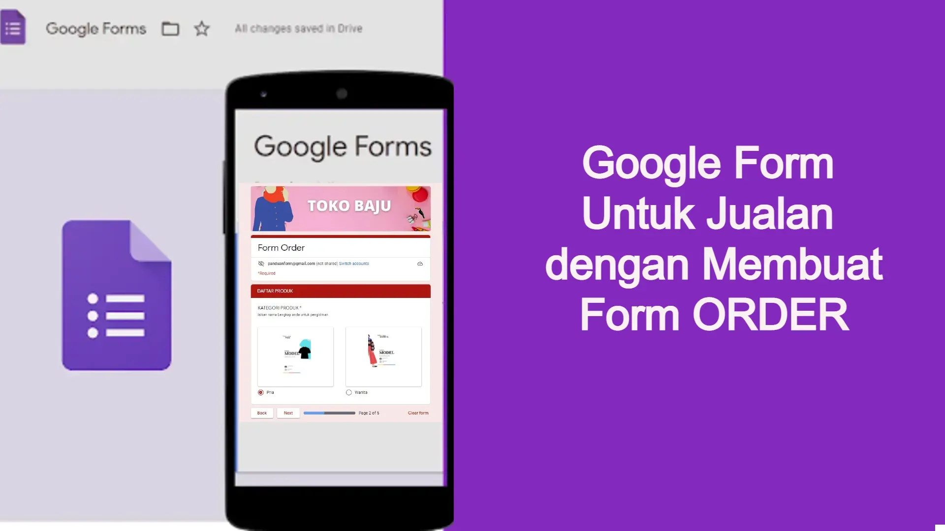 Google Form Untuk Jualan