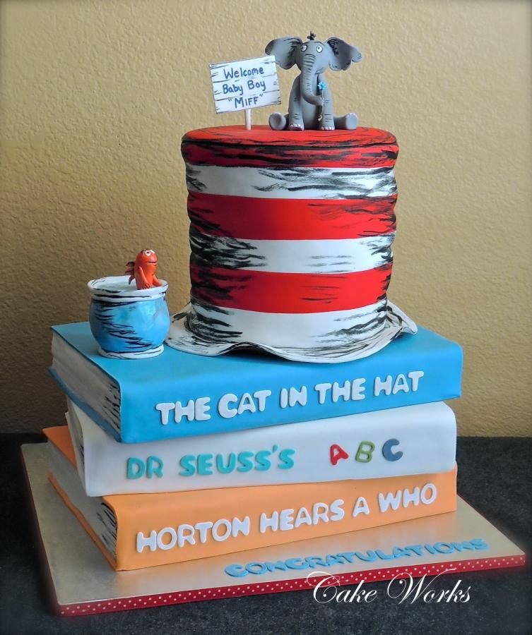 dr.seuss cake