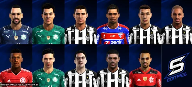 Facepack Brasileirão Team 2021 For PES 2013