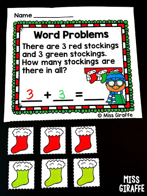 Solving word problems in first grade December