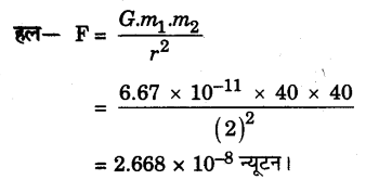 Solutions Class 9 विज्ञान Chapter-10 (गुरुत्वाकर्षण)