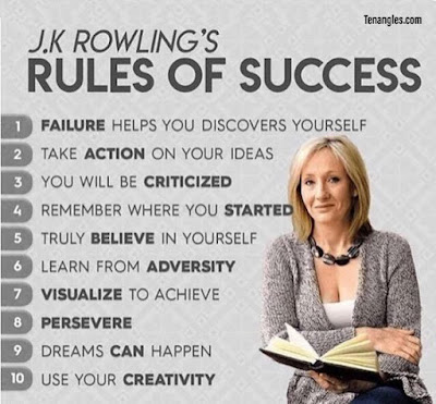 J. K. ROWLING' RULE OF SUCCESS (KAIDAH-KAIDAH KESUKSESAN DARI J. K. ROWLING)