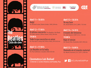 En Cinemateca “Luis Buñuel proyectarán películas de “The Beatles”