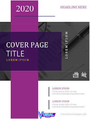 Contoh Desain Cover Proposal Word Profesional