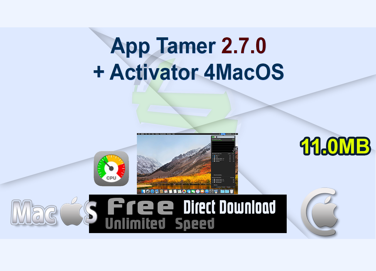 App Tamer 2.7.0 + Activator 4MacOS
