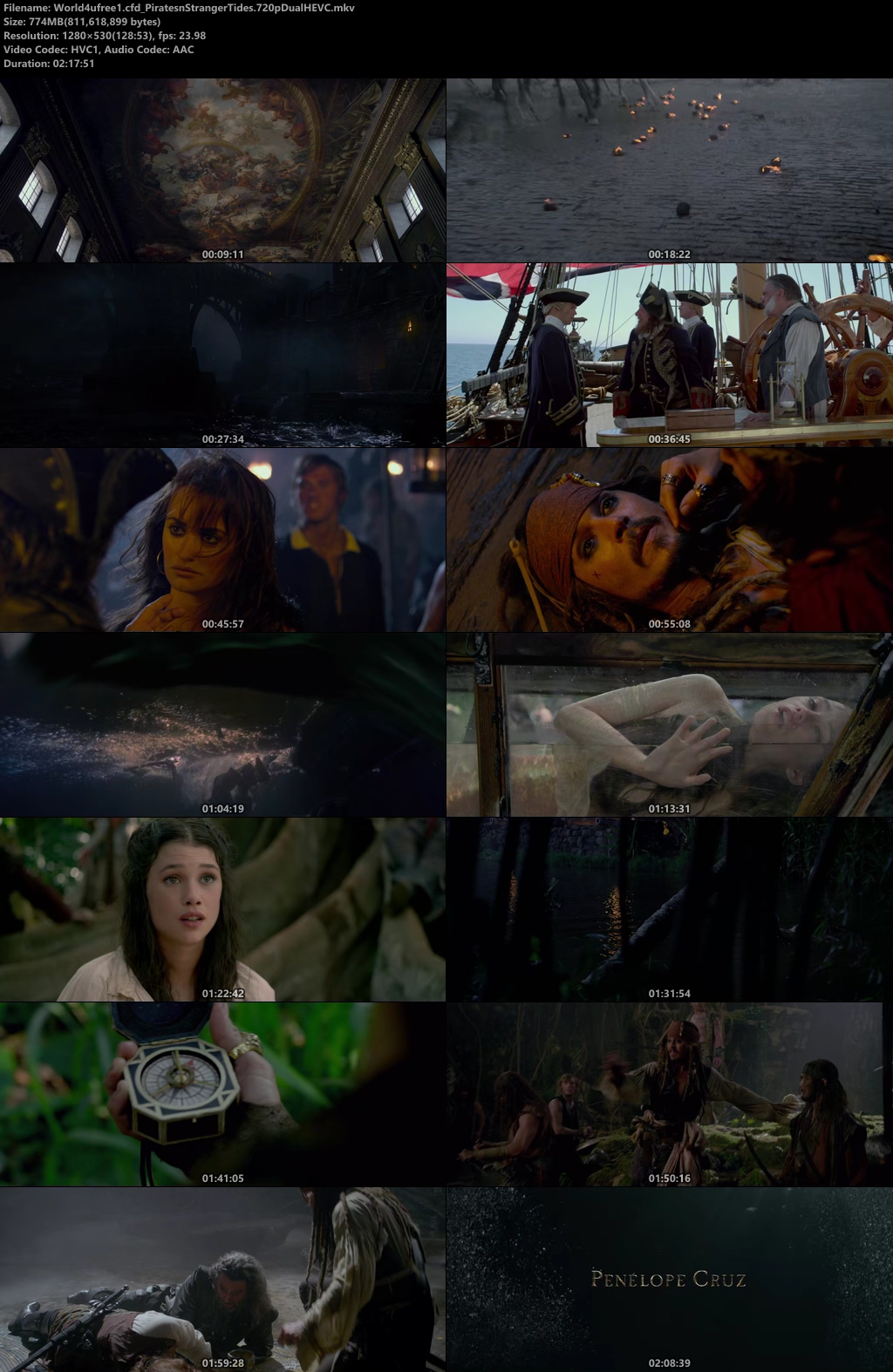 Pirates Of The Caribbean: On Stranger Tides Poster