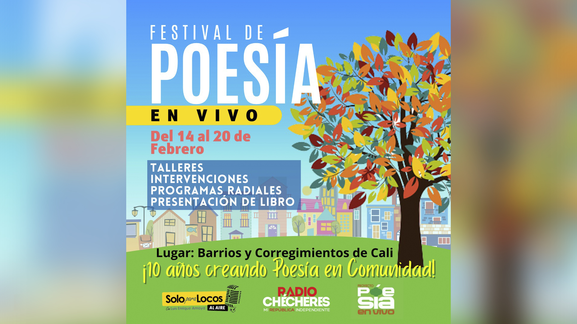 FESTIVAL POESÍA EN VIVO ¡10 años creando poesía en comunidad!