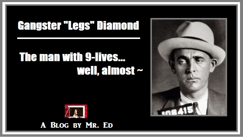 Jack "Legs" Diamond. The Gangster With 9-Lives, Almost