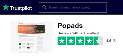 Review PopAds on Trustpilot
