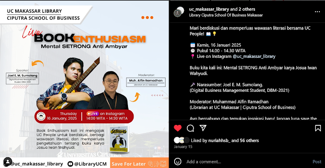 Book Enthusiasm: Mental SETRONG Anti Ambyar