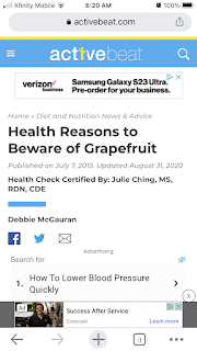 Health reasons to beware of grapefruit