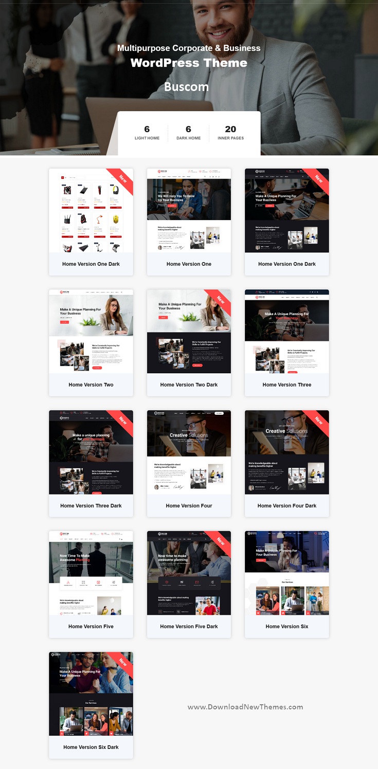 Buscom - Multipurpose Business WooCommerce WordPress Theme