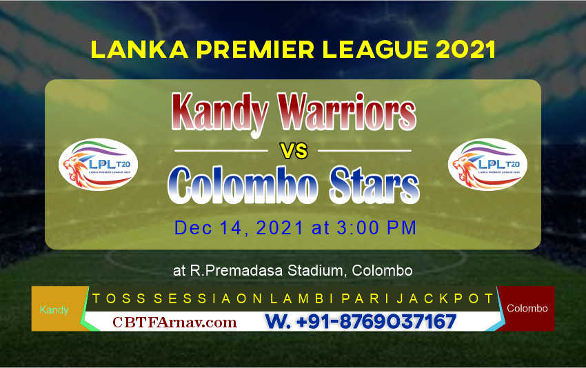 Kandy vs Colombo 15th LPL T20 Match Prediction 100% Sure