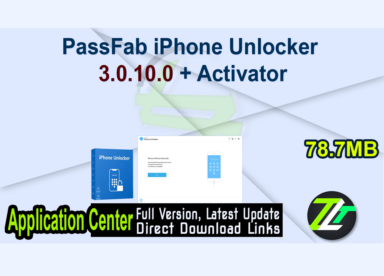 PassFab iPhone Unlocker 3.0.10.0 + Activator