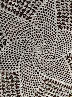 Detail of the Pinwheel Doily