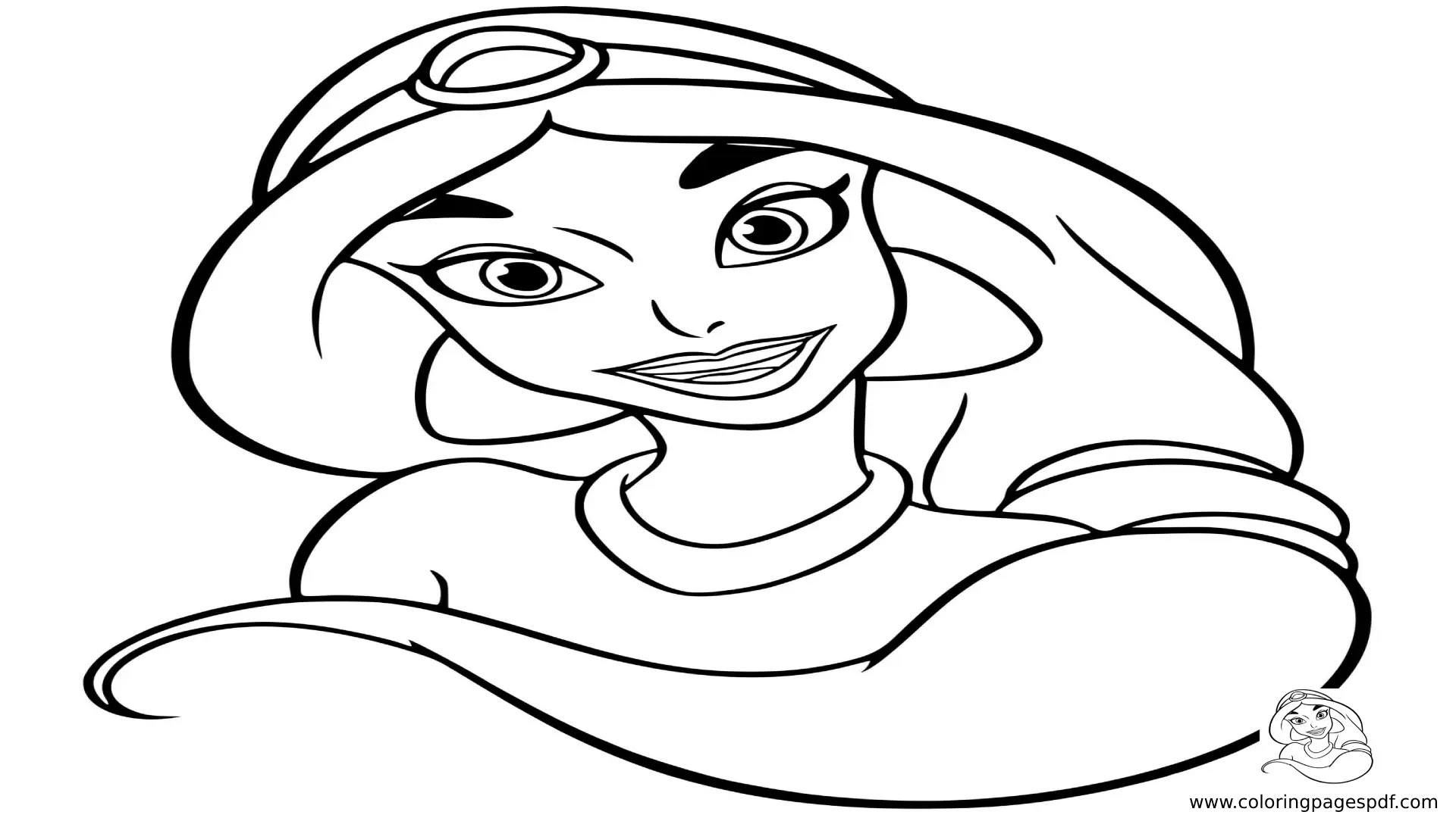 Princess Coloring Pages Easy