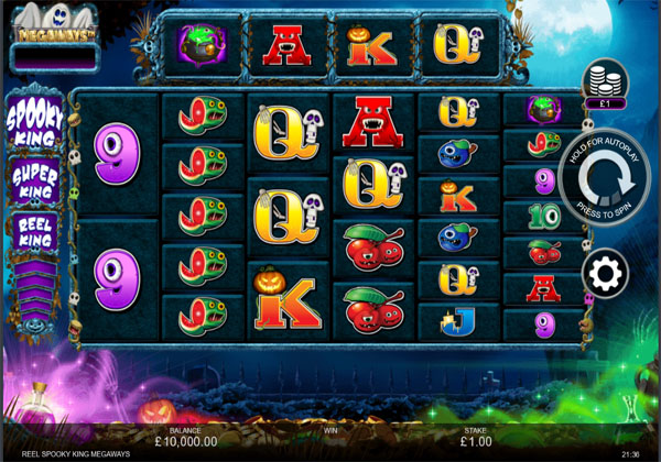 Main Gratis Slot Indonesia - Reel Spooky King Megaways (Inspired Gaming)