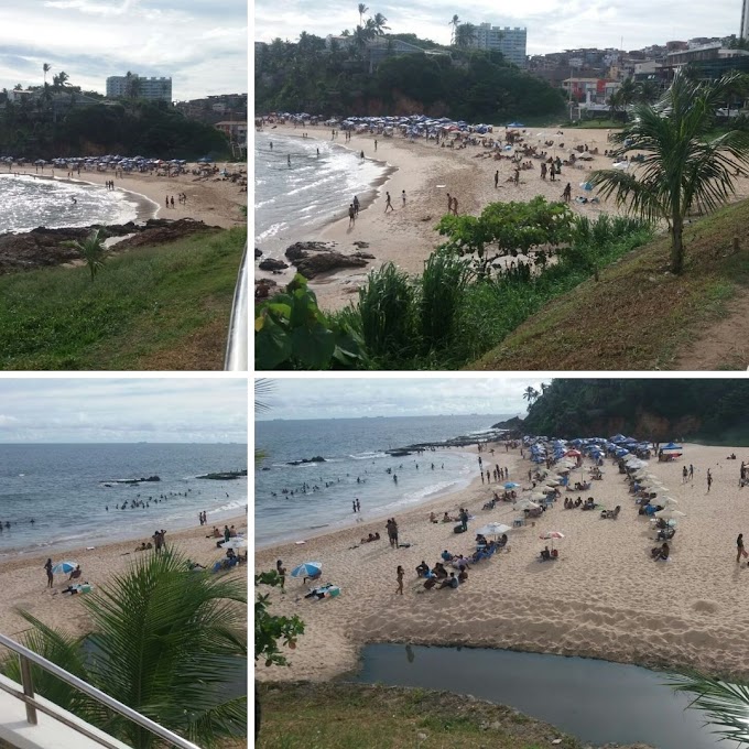 Enquanto as águas de março não chegam a galera curte o domingão na praia